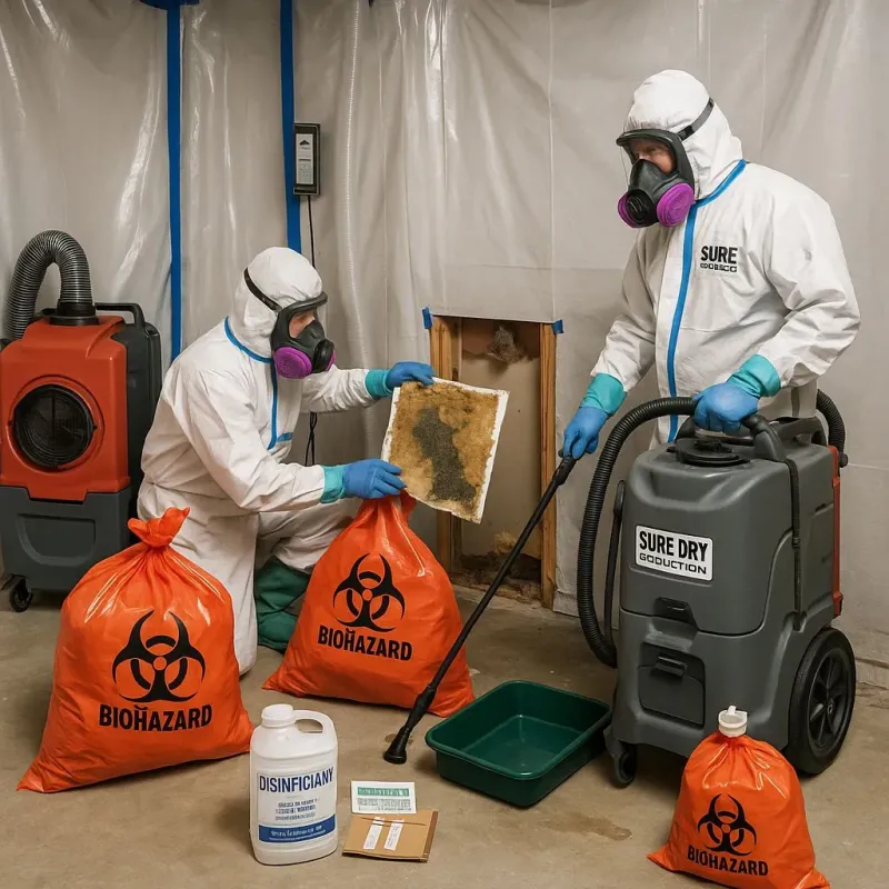 Contaminated Water Handling Protocols process in New Sarpy, LA